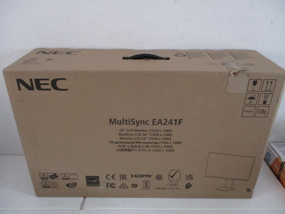 NEC MultiSync EA241F-WH 23,8"/​60,5cm FullHD IPS LED Monitor Pivot Weiß- - Bild 1 von 4