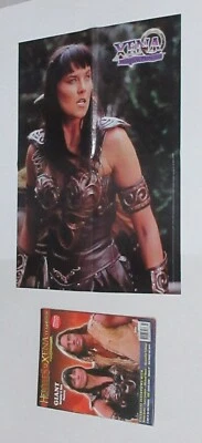 Hercules & Xena Official Yearbook + Poster Kevin Sorbo Lucy Lawless Interview - Image 1 of 4