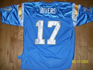 San Diego/Los Angeles Chargers Philip Rivers NFL Jersey Size 50 XL - Picture 1 of 2