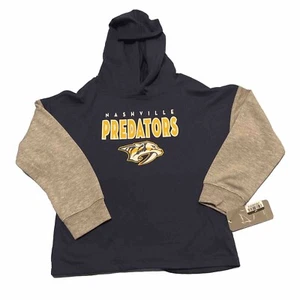 NHL Nashville Predators Girls' Poly Fleece Hooded Sweatshirt Size S 6/6x - Picture 1 of 4