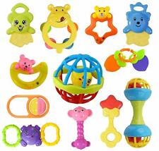 Rattles & Teethers for Babies & Infants Of 12 Pcs, BPA Free Plastic (3 Months +)