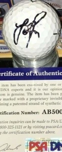 Justin Rose Signed Callaway Masters Golf Ball PSA w/Case - Picture 1 of 3