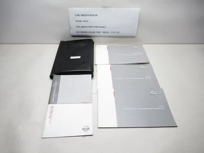 Manual do proprietário Nissan Rogue 2012 com estojo fabricante de equipamento original - Imagem 1 de 4