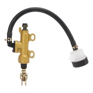 Motorcycle Rear Brake Pump Master Cylinder Kit Hydraulic With Reservoir For Dirt - Picture 1 of 12