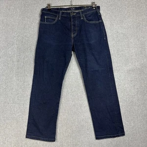 Armani Jeans Mens W32 L25 Regular Fit J21 Dark Blue AJ Y2k - Picture 1 of 16