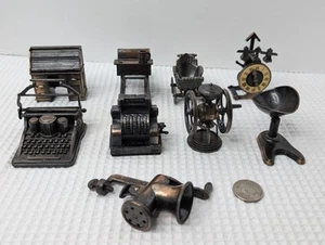 Vintage Durham Industries Metalware Lot of 10 Miniatures Doll House 1970's - Picture 1 of 21