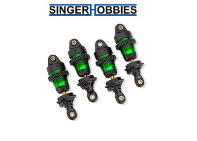 Traxxas 10865-GRN Aluminum Mini GTR Short Shocks (4) MINI SLASH - Image 1 of 2