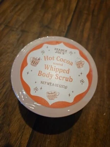 Trader Joe's Hot Cocoa Whipped Body Scrub 8oz New Sealed - Picture 1 of 3