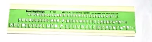 Berol RapiDesign R-961 Guida letteraria verticale - Foto 1 di 1
