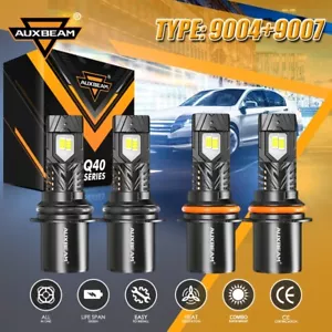 AUXBEAM LED Headlight Bulbs for Dodge Ram 1500 2500 3500 1999-2001 High&Low Beam - Picture 1 of 12