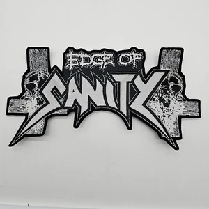 Edge Of Sanity Logo EMBROIDERED BACK PATCH - Picture 1 of 2