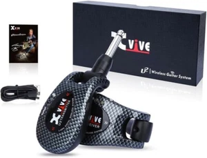 Xvive XV-U2 Guitar Wireless System 2.4GHz Digital Guitar Transmitter Carbon - Picture 1 of 5