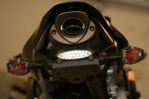 PORTATARGA R&G COMPATIBILE PER HONDA CBR600RR 2007 > 2012 LP0042BK NERO - Foto 1 di 6