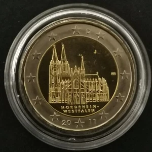 2 EURO 2011 J HAMBOURG RHENANIE DU NORD WESTPHALIE CATHEDRALE DE COLOGNE / ALLEM - Picture 1 of 2