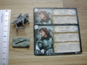 STARK / ROBB STARK + KARTEN AUF FRANZÖSISCH / +/-15MM MINIAT. / SCHLACHTEN WESTEROS M94 - Bild 1 von 1