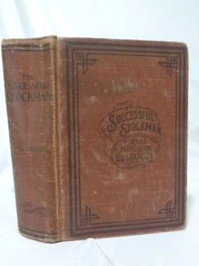 1899 The Successful Stockman Manual of Husbandry Manikan Cutouts Victorian Vet - Picture 1 of 12