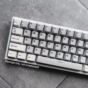 Juego de teclas PBT gris claro blanco perfil cereza 120 teclas para teclado mecánico MX - Imagen 1 de 8