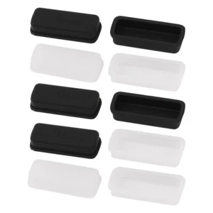 10 x Transparent Silicone Anti Poussière Protecteur étui pour DVI Video Ports - Photo 1 sur 1