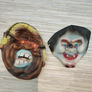 2 Máscaras de Látex Gafas Divertidas Máscara Estrellas Dientes Torcidos Bruja Vestido Elegante Halloween - Imagen 1 de 22