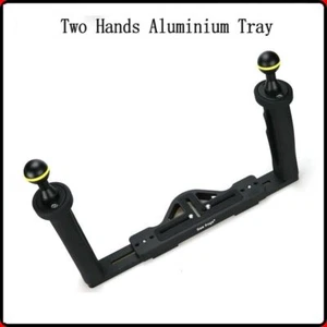Meikon Universal Dual Handle Aluminium Tray Für Underwater Camera Housing Case - - Bild 1 von 5
