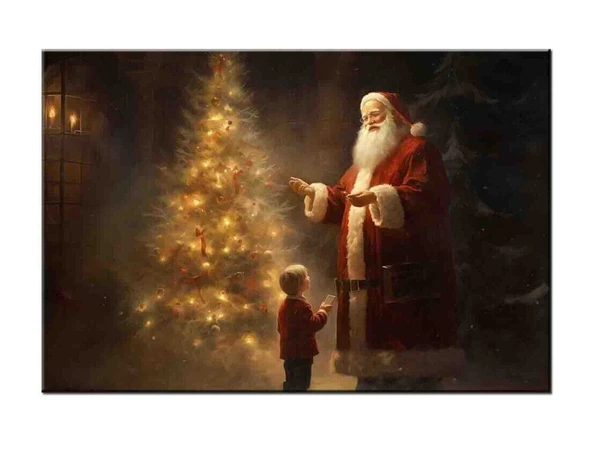 Gifts For The Home art wall Decor Santa Claus Oil painting Printed on canvas