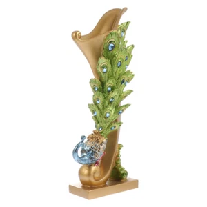 Dekorativer Blumentopf Vasenverzierungen Pfauenvase Jubiläumsvase - Bild 1 von 12