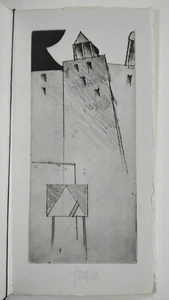 Tadini Emilio/Osvaldo Patani "Big Apple No" Acquatinta Copia 113/120 Grafica Uno - Picture 1 of 8