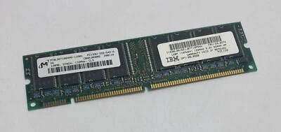 128MB Micron IBM 33L3074 PC133 133MHz 168-Pin SDRAM Non-ECC Computer Memory RAM - Image 1 of 4