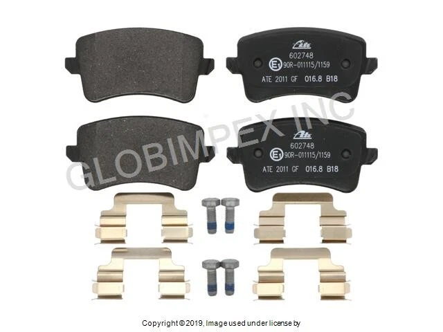 AUDI (2008-2017) Brake Pad Set REAR ATE + 1 YEAR WARRANTY - Image 1 of 1