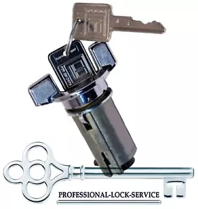Chevelle Nova Malibu 70-78 Ignition Key Switch Lock Cylinder Tumbler 2 Keys - Bild 1 von 1
