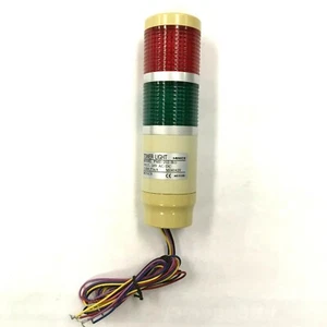 Menics Autonics PME-202-RG 2-Stapel LED-Turmleuchte, rot grün, stabil, 24 V - Bild 1 von 5