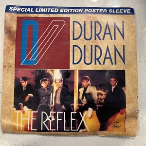 45 Vinyl Record 2 Lot Records 7” Duran Duran Reflex Notorious Poster Picture SL - Picture 1 of 9