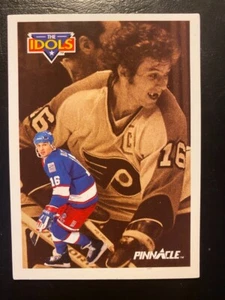 Ed Olcyk/Bobby Clarke 1992-93 Pinnacle The Idols #386 Winnipeg Jets - Picture 1 of 2