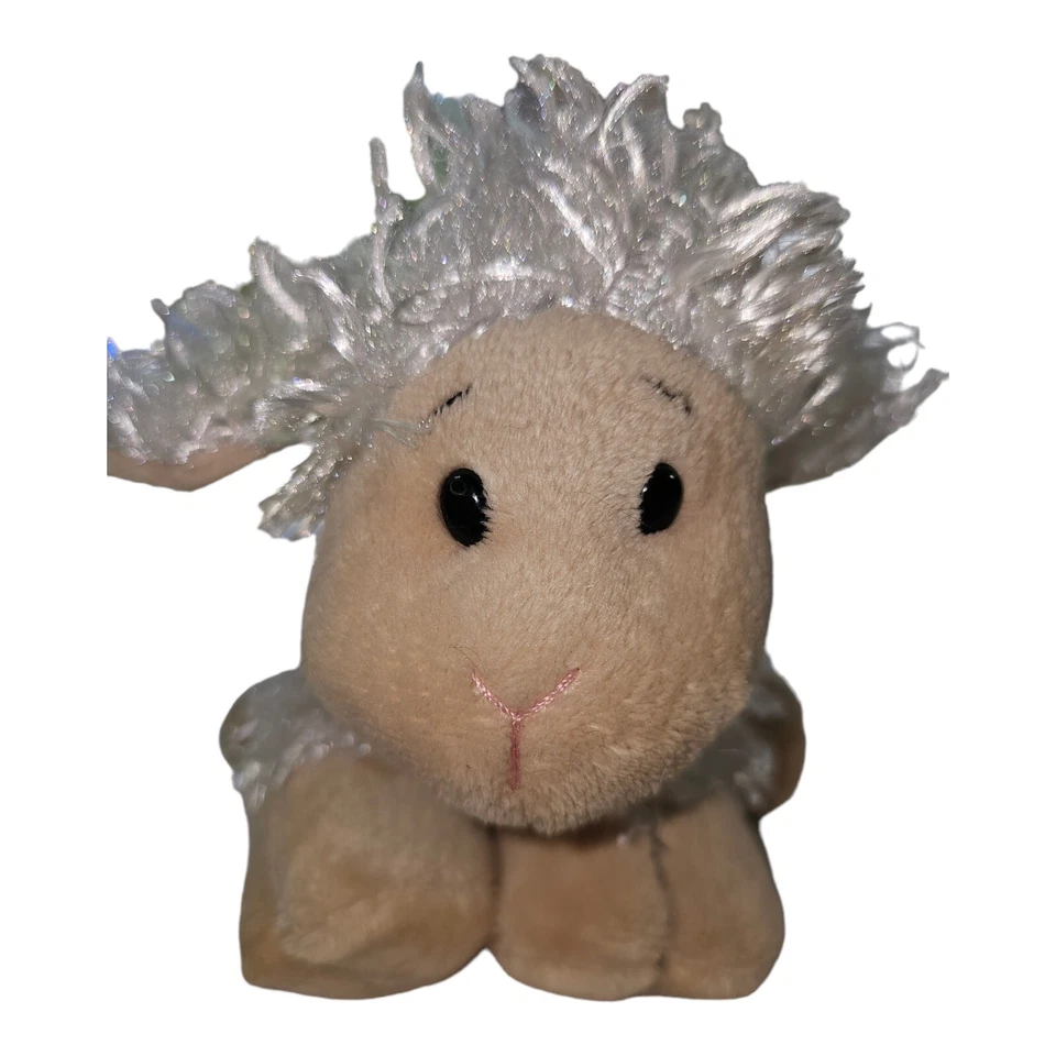 Ganz Webkins Lamb Fluffy Soft Sheep Plush Stuffed Animal NO CODE Retired Clean - Image 1 of 4
