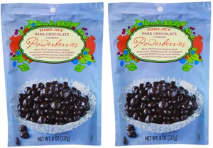 New (2 Packs) Trader Joe's Dark Chocolate Covered Powerberries 8 oz Each Pack - Picture 1 of 1