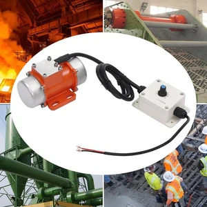60W Vibration Motor 9 Speed Electric Vibration Motor w/ Speed Controller 4000rpm - Picture 1 of 10