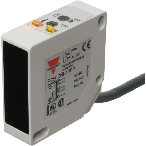 Sensor fotoeléctrico retrorreflectante CARLO GAVAZZI INC PC50CNR10RP 1 pieza, rango Foto 1 de 1