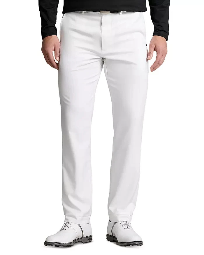 Calça Polo Ralph Lauren Golf Ajuste Personalizado Performance Sarja Masculina 32X32 Branca - Imagem 1 de 4