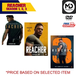 Reacher Season 1 2 3 Complete TV Series DVD Brand New Full HD All Region - Bild 1 von 5