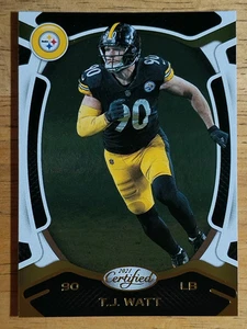 2021 Certified #25 T.J. Watt - Picture 1 of 2