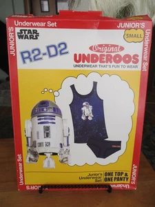 NUEVO Juego de Ropa Interior PEQUEÑA Caja Vintage Star Wars Undereroos R2-D2 Junior - Imagen 1 de 1