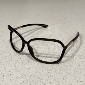 Tom Ford TF76 Raquel Women Celebrity Designer Sunglasses Black Gold FRAMES ONLY - Picture 1 of 7