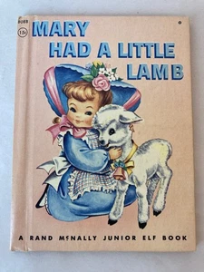 Mary Had A Little Lamb a Rand McNally Junior Elf Book - Foto 1 di 9
