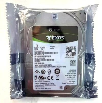 Seagate EXOS 7E2000 1TB ST1000NX0313 SATA 7200RPM 6Gbps 2.5" HDD Hard Drive - Image 1 of 4