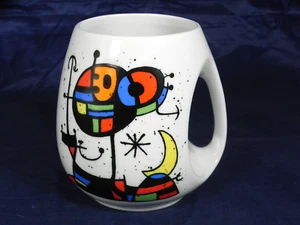Joan Miro Abstract Art Coffee Tea Cup Mug Mid Century Modern MCM - Picture 1 of 8