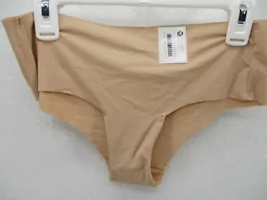 Auden Womens Panties Underwear Small Beige NEW No Show Invisible Edge Brief Hip - Picture 1 of 8