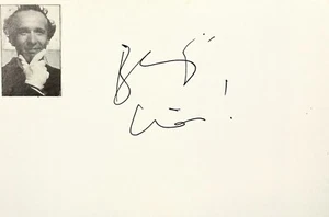 ROBERTO BENIGNI Signed Autograph 4"x 6" INDEX CARD Down by Law Johnny Stecchino - Picture 1 of 6