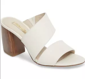 Louise Et Cie white with wood heels - Picture 1 of 5