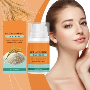 Rice Nourishing Facial Skin Care Cream Tightening Nourishing Skin Barrier Cream - Picture 1 of 9