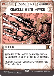 MTG Crackle with Power 22 Mythic Foil OTJ Breaking News - Picture 1 of 1